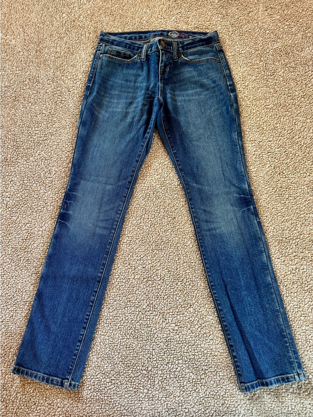 Gap Women’s Jeans Size 2R Straight Leg Medium Wash Stretch Denim